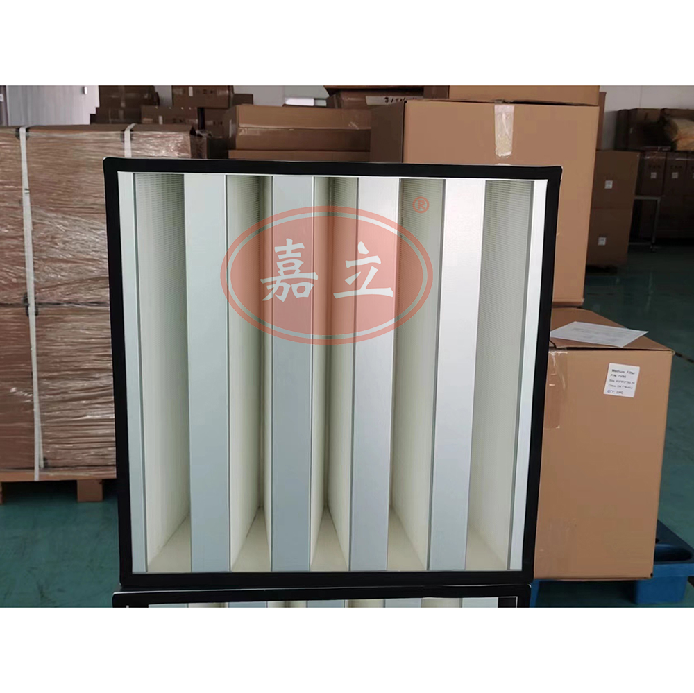 雄县W型V型密褶式箱式过滤器